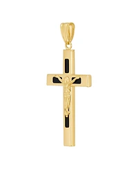 Grown With Love Cross Pendant Onyx (3 ct. t.w.) in 10k Yellow Gold