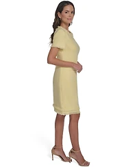 Eliza J Women's Jewel Neck A-Line Shift Dress