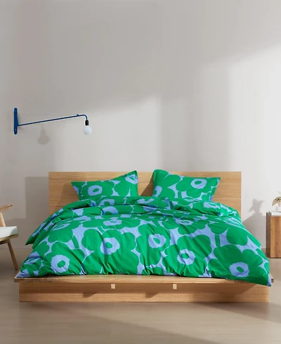 Marimekko Unikko Cotton 3-Pc. Duvet Cover Set, King