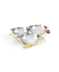 Michael Aram Wildflower 20 oz. Triple Bowl