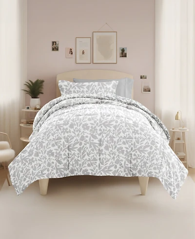 ienjoy Home Patterned Dorm 8-Piece Comforter Set, Twin Xl