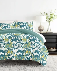 ienjoy Home Bedding Bundle Patterned 6-Piece Comforter with Duvet Cover Set