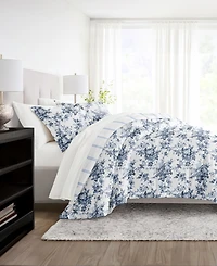 ienjoy Home Bedding Bundle Patterned 5-Piece Comforter Set