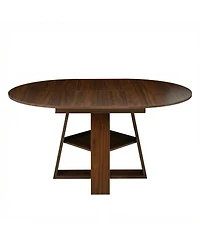 Streamdale Extendable Walnut Dining Table for 4-8