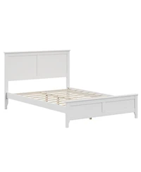 Streamdale Furniture Modern Solid Wood Full Platform Bed with Slats Support