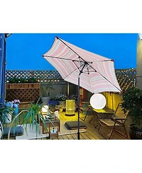 Streamdale Umbrella with Light and Stripes