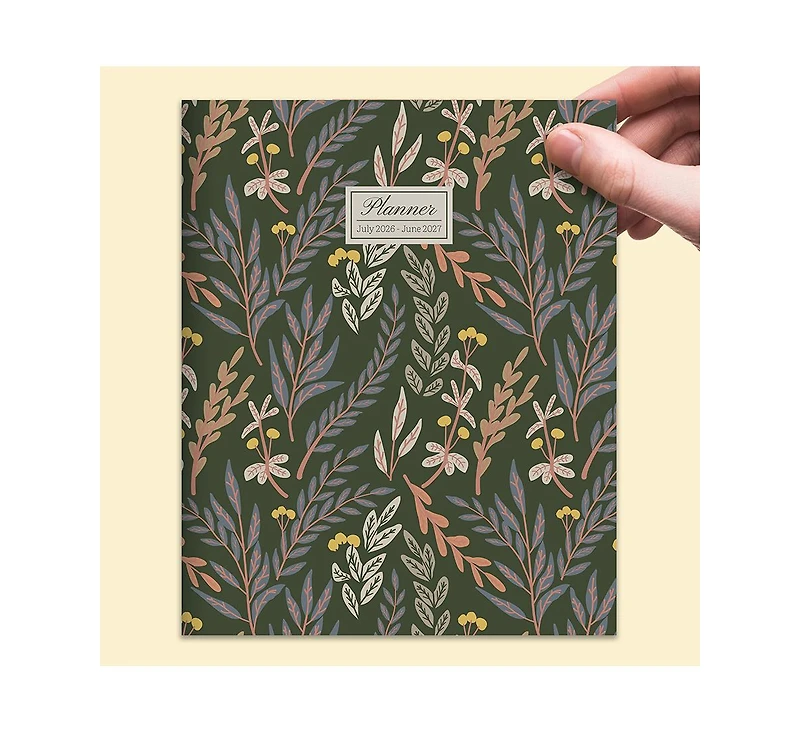 Tf Publishing Paper Goods July 2026 - June 2027 Trailing Blooms Medium Monthly Planner