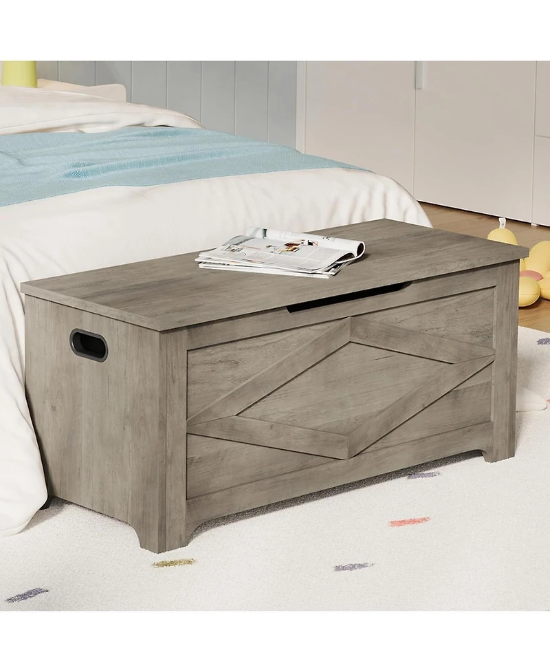 gaomon 39.4" Wooden Storage Chest