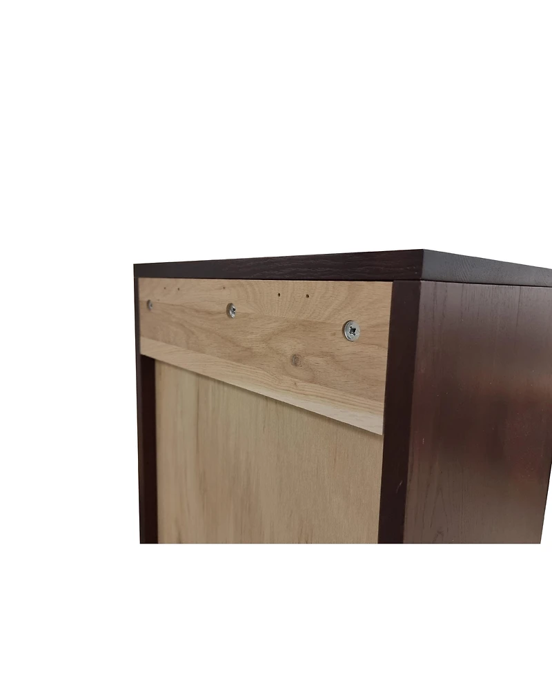 Palace Imports Premium 100% Solid European Oak Hardwood Bathroom Storage Cabinet with Shaker Doors – 16" Wide, 71.5" Tall