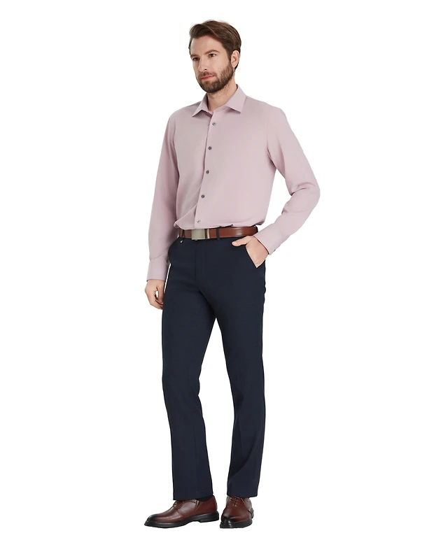 Nine West Men's Slim-Fit Performance Stretch Solid Dress Shirt | MainPlace  Mall