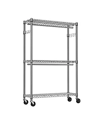 Rainsken Heavy Duty Rolling Garment Rack