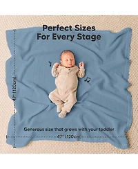 KeaBabies 3-Pack Lyra Muslin Swaddle Blankets for Newborns, Large Cotton Nursery Baby Blankets, Soft & Breathable