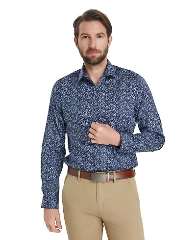Bar Iii Men's Slim-Fit Pencil Floral Dress Shirt, Macy's Exclusive