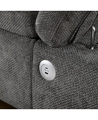 Streamdale Furniture L-Shaped Sleeper Sofa with Usb Charging and Storage