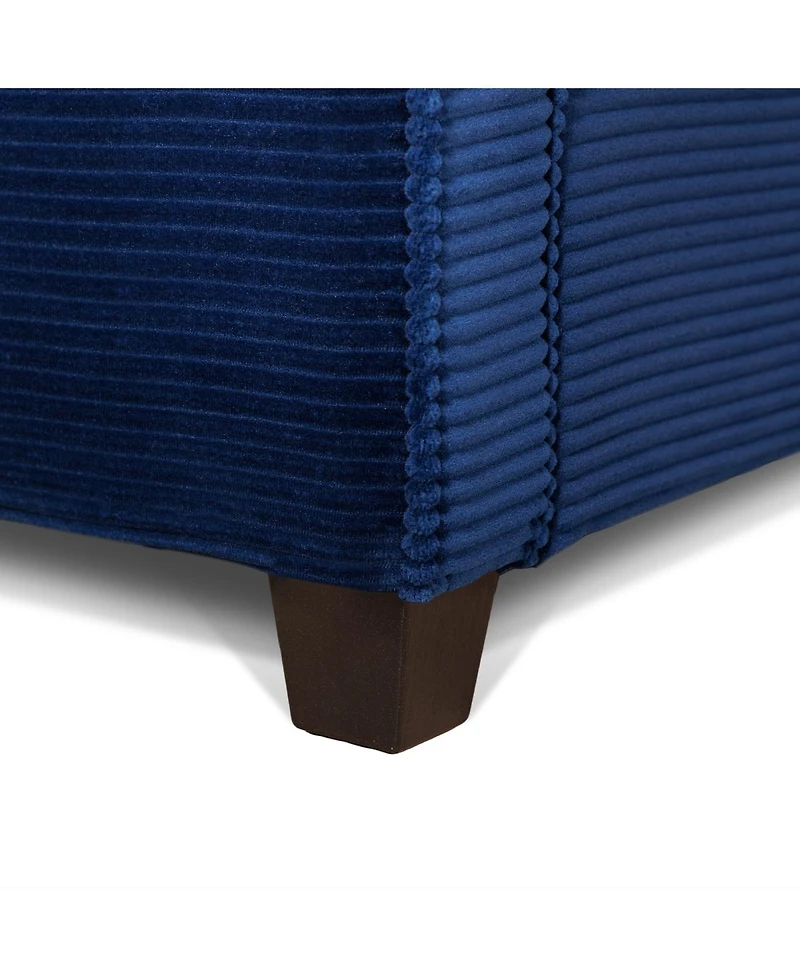 Streamdale Furniture 57" Modern Corduroy 2-Seater Sofa with Removable Cushions & Padded Armrests