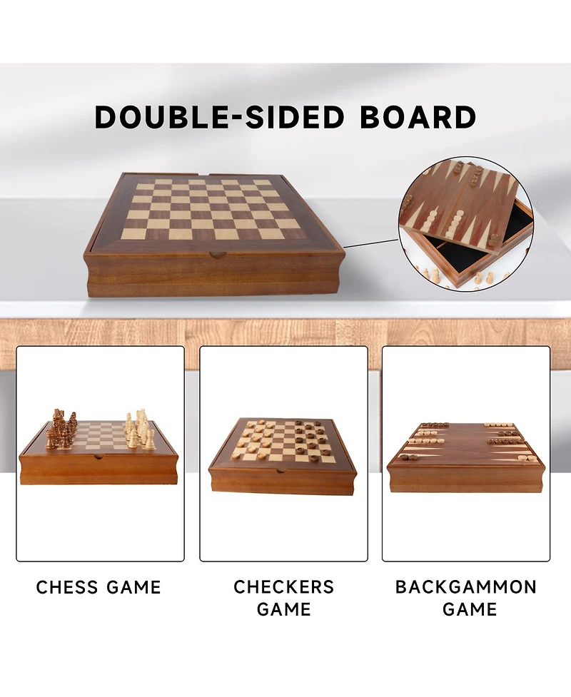 Gse Games & Sports Expert 7 in 1 Board Game Set