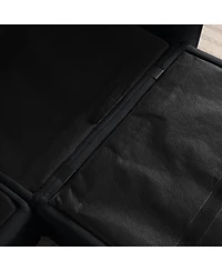 Streamdale Furniture 109 Contemporary L-Shaped Chenille Sectional Sofa with Storage Ottoman