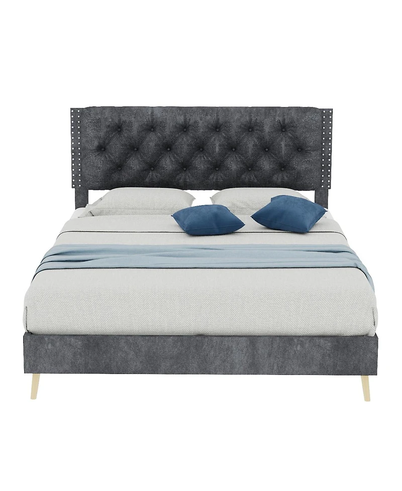 Streamdale Furniture Suede Soft Package Bed