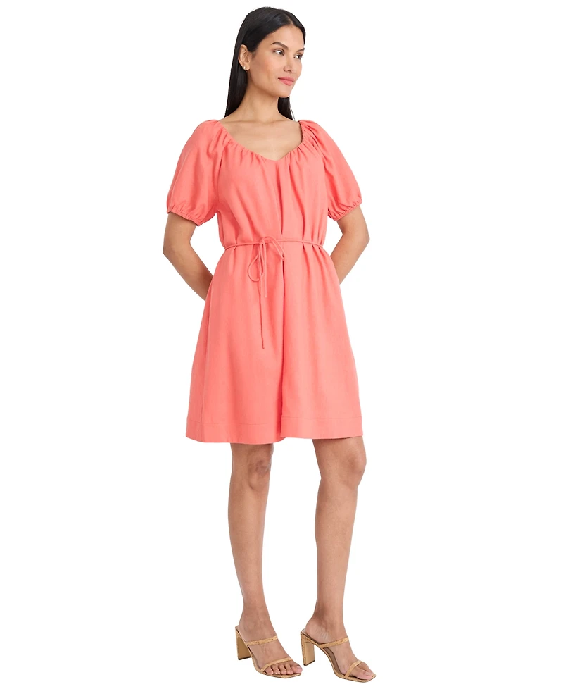 Maggy London Women's Balloon Sleeve Mini Dress