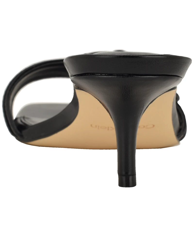 Calvin Klein Women's Neveena Kitten Heel Sandals