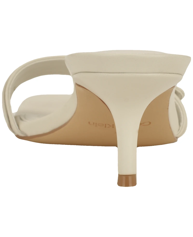 Calvin Klein Women's Neveena Kitten Heel Sandals