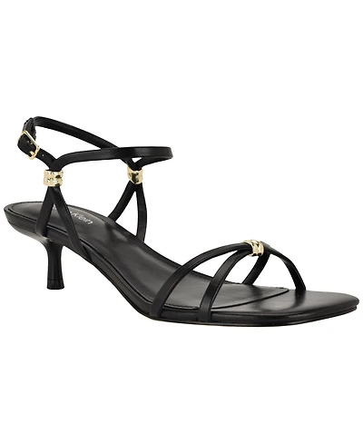 Calvin Klein Women's Rivine Kitten Heel Sandals