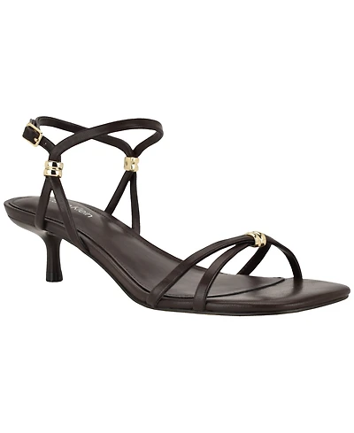 Calvin Klein Women's Rivine Kitten Heel Sandals