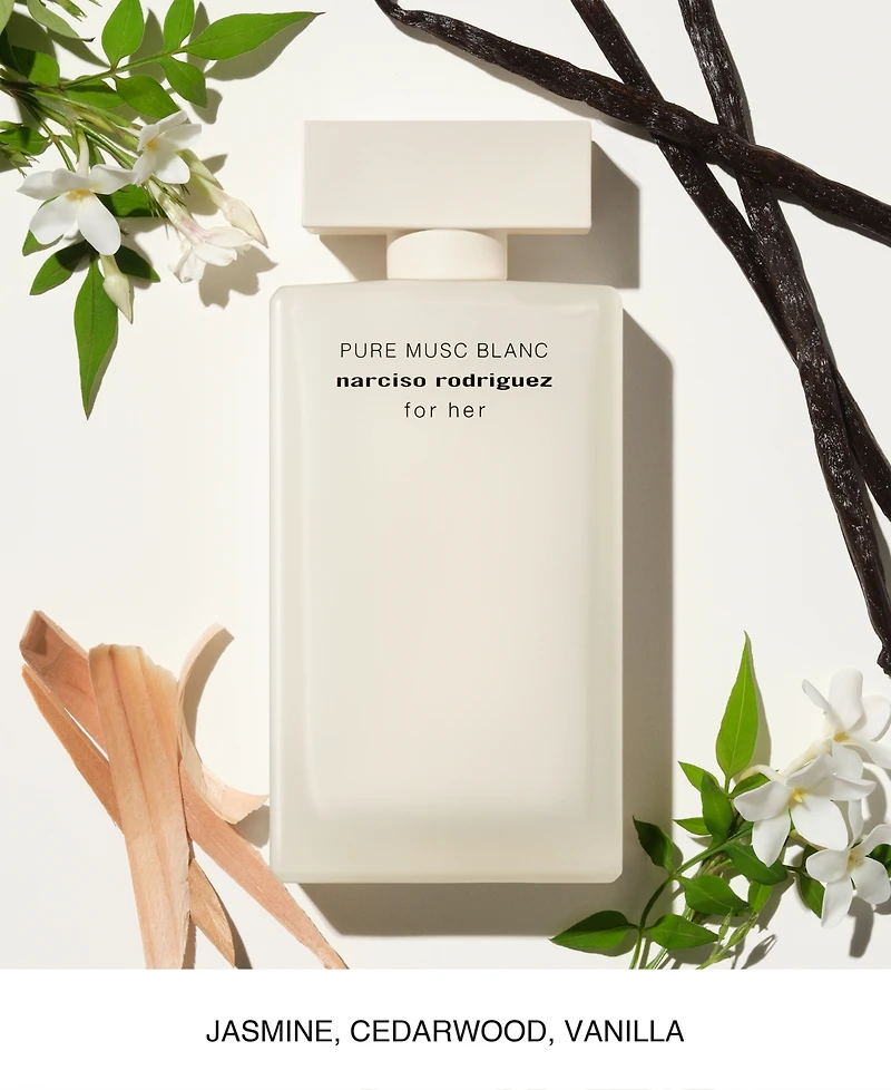 Narciso Rodriguez For Her Pure Musc Blanc Eau De Parfum, 3.4 oz.