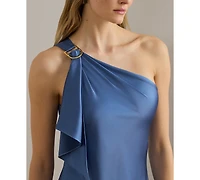 Lauren Ralph Women's Elzira One-Shoulder Ball Gown
