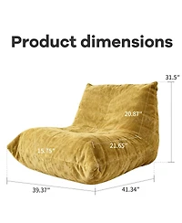 Streamdale Furniture Ergonomic Support System with Premium Chenille Fabric