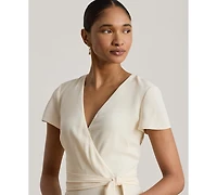 Lauren Ralph Women's V-Neck A-Line Dress