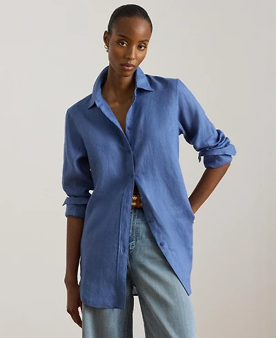Lauren Ralph 100% Linen Shirt