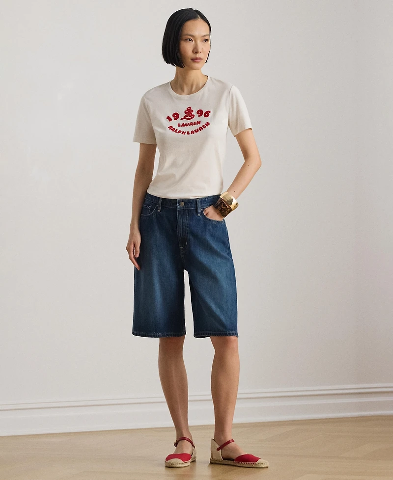 Lauren Ralph Women's Crewneck Short-Sleeve T-Shirt