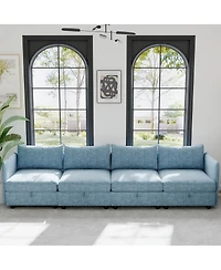 Streamdale Furniture Modular Sectional Sofa with Storage and Sleeper Functionality