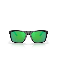 Costa Del Mar Men's Rectangle Polarized Sunglasses, 6S9107