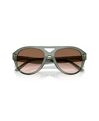 Tory Burch Women's Pilot Sunglasses, TY7233U