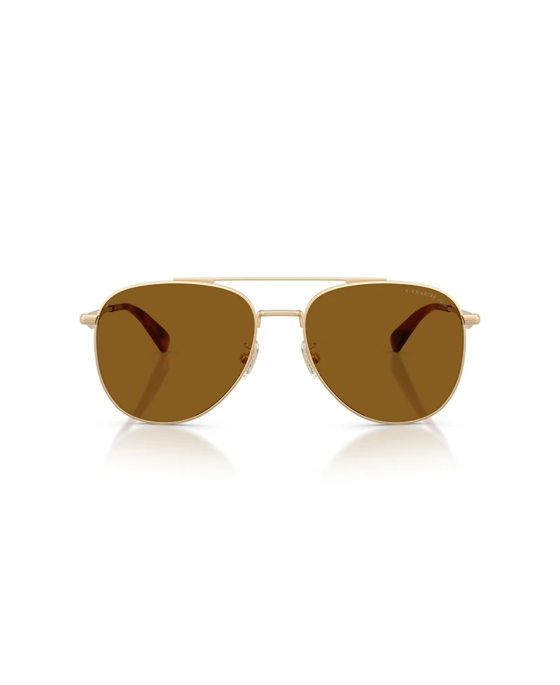 Coach Men's Pilot Polarized Sunglasses, CDP40 HC7190