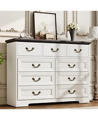 gaomon Retro 9-Drawer Dresser