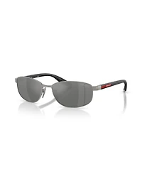 Prada Linea Rossa Men's Oval Sunglasses, Ps B53S
