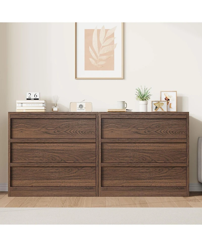 gaomon 3 Drawer Dresser for Bedroom, Nightstand Chest of Drawers with Large Storage, Small Modern Organizer Bedside Table Living Room