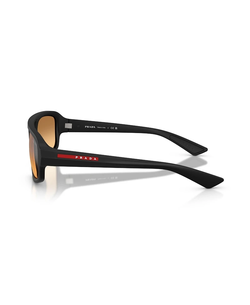 Prada Linea Rossa Men's Geometric Sunglasses, Ps B11SU