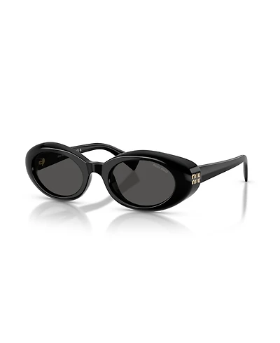 Miu Miu Women's Oval Sunglasses, Mu B09S