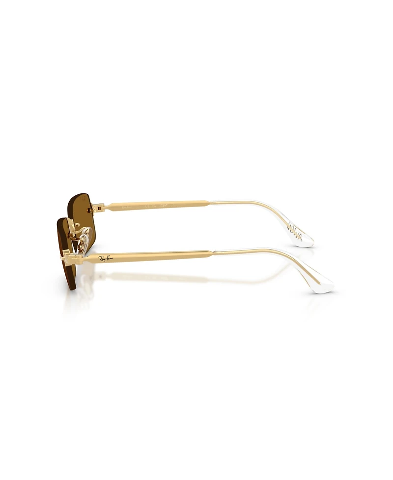 Ray-Ban Unisex Oval Polarized Sunglasses, RB3928