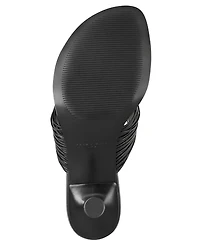 Marc Fisher Ltd Women's Pamilla Leather Kitten Heel Sandals