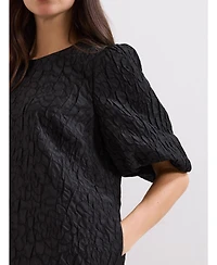 Phase Eight Women's Jacquard Round Neck Mini Dress