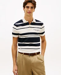 Tommy Hilfiger Men's Short-Sleeve Pique Badge Polo Shirt