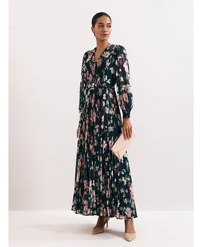 Phase Eight Women's Rosa V-Neck Floral Maxi Dress