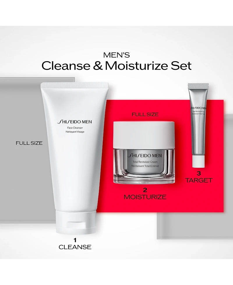 Shiseido 3-Pc. Men's Cleanse and Moisturize Skincare Gift Set