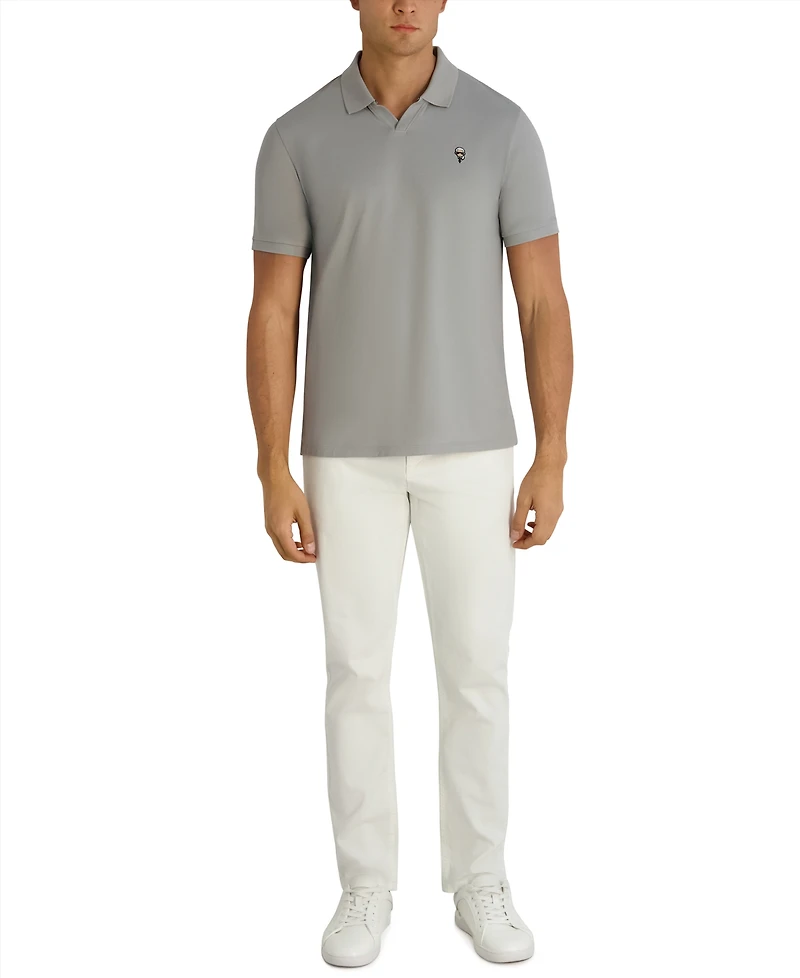 Karl Lagerfeld Paris Men's Regular-Fit Head Pique Polo Shirt