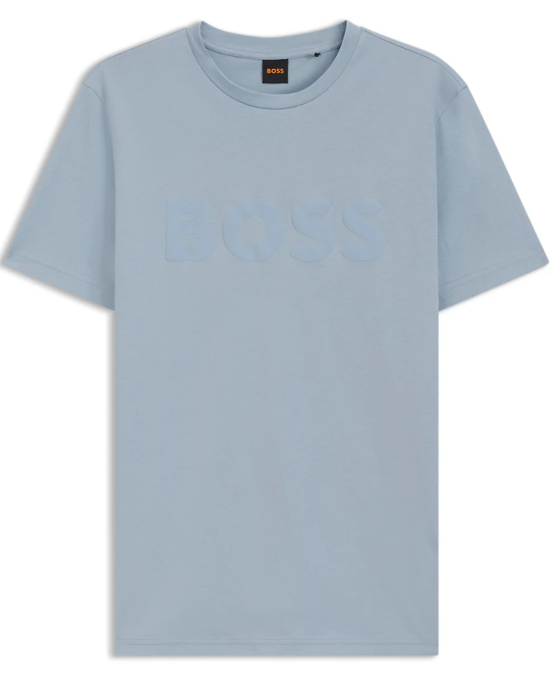 Boss by Hugo Men's Rubber-Print Logo T-Shirt